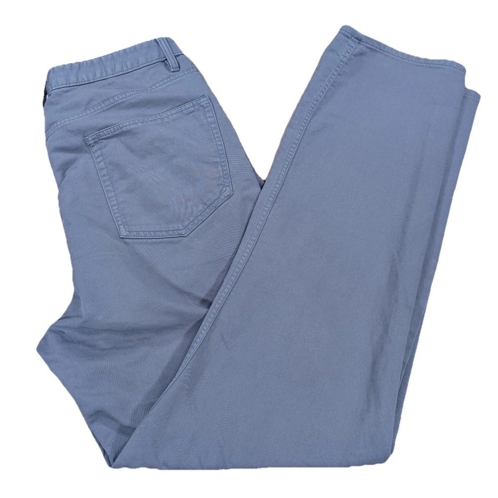 Quince Pants Men's 36x34 Blue Comfort Stretch Traveler 5-Pocket